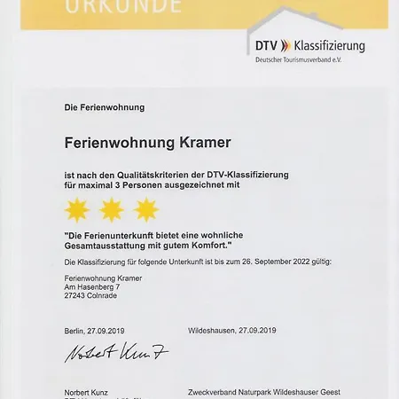 Ferienwohnung Kramer Colnrade Exterior photo